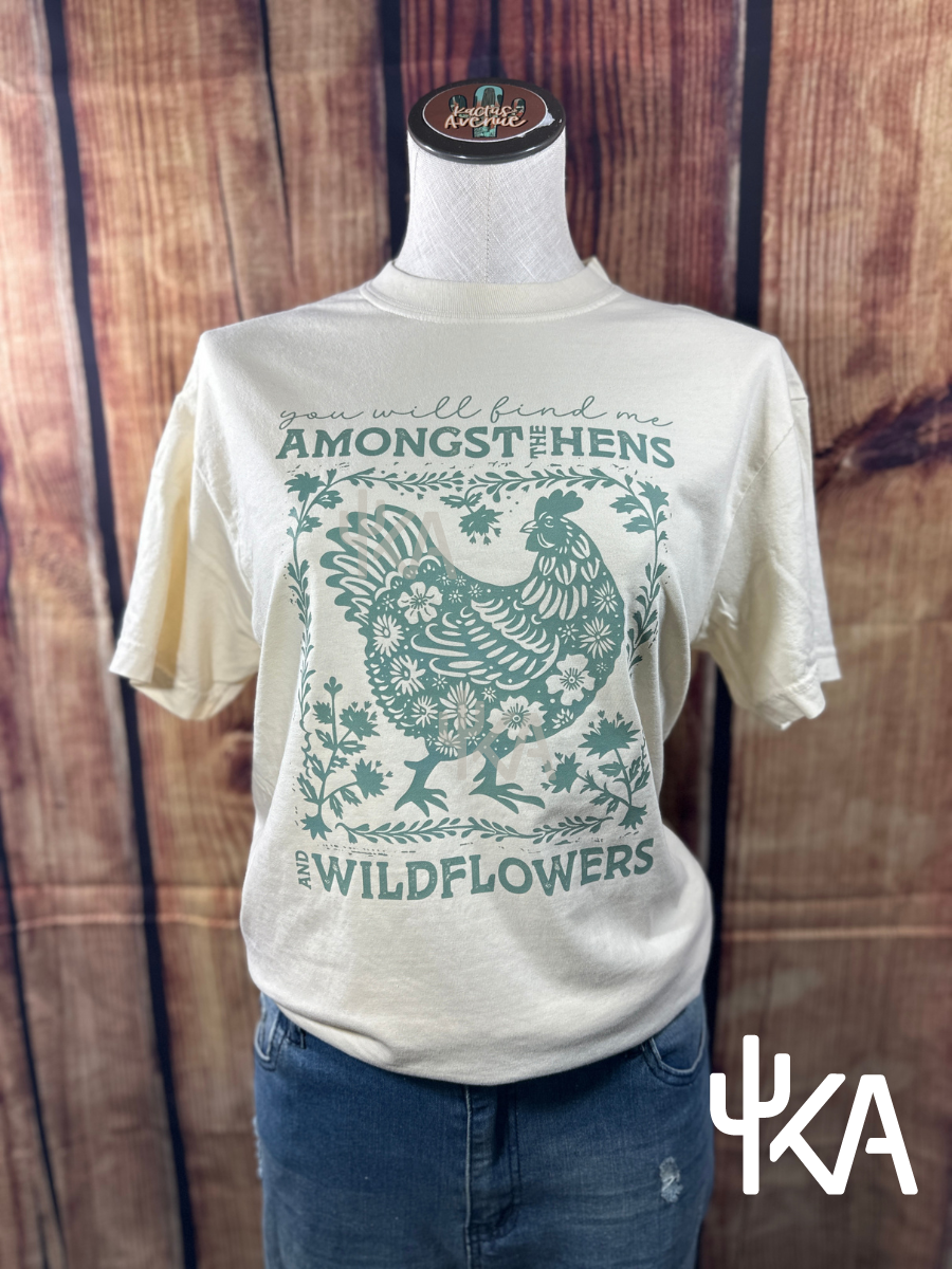 Hens and Wildflowers T-Shirt