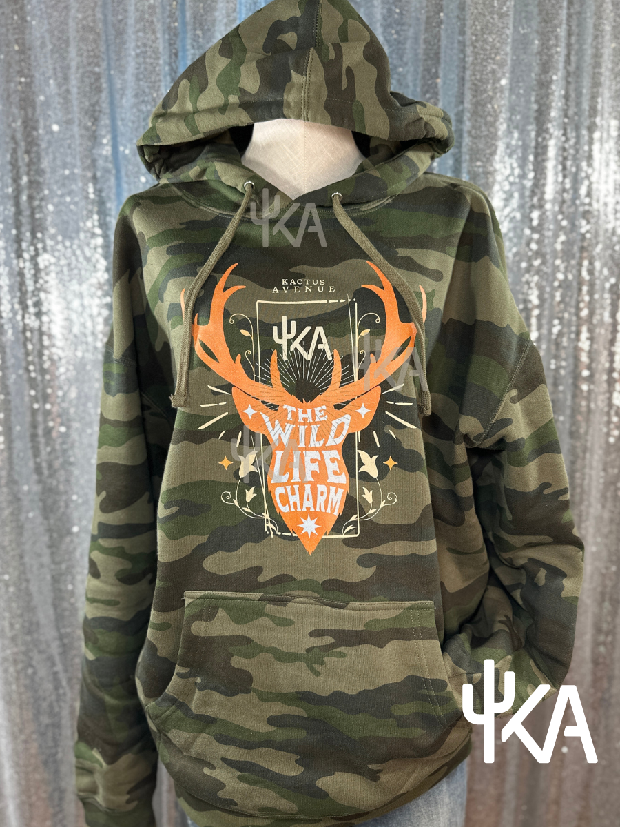 Wild Life Deer Camo Hoodie