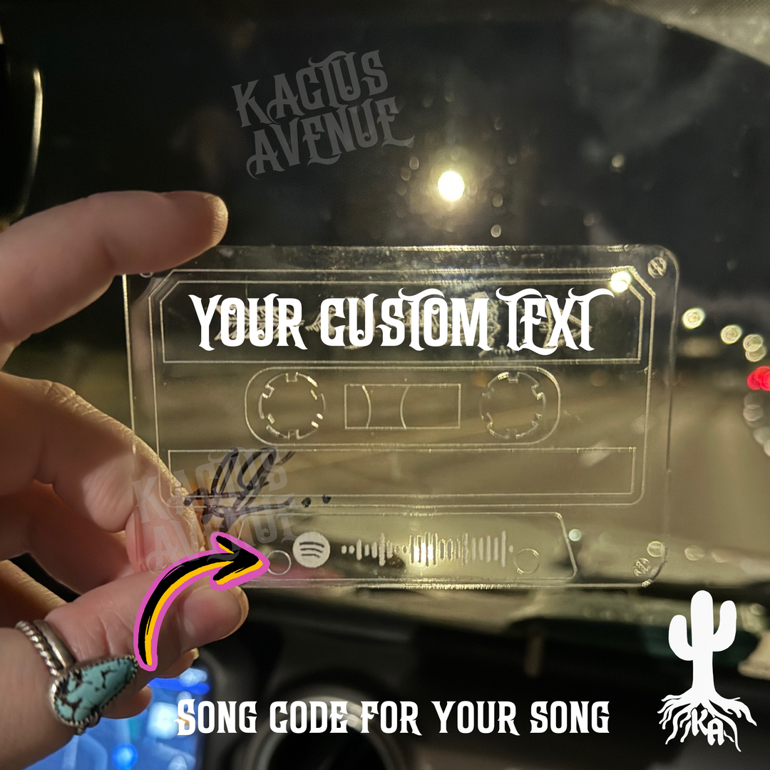Custom Song Cassette Tape