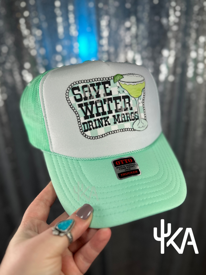 Save Water Drink Margs Foam Trucker Hat