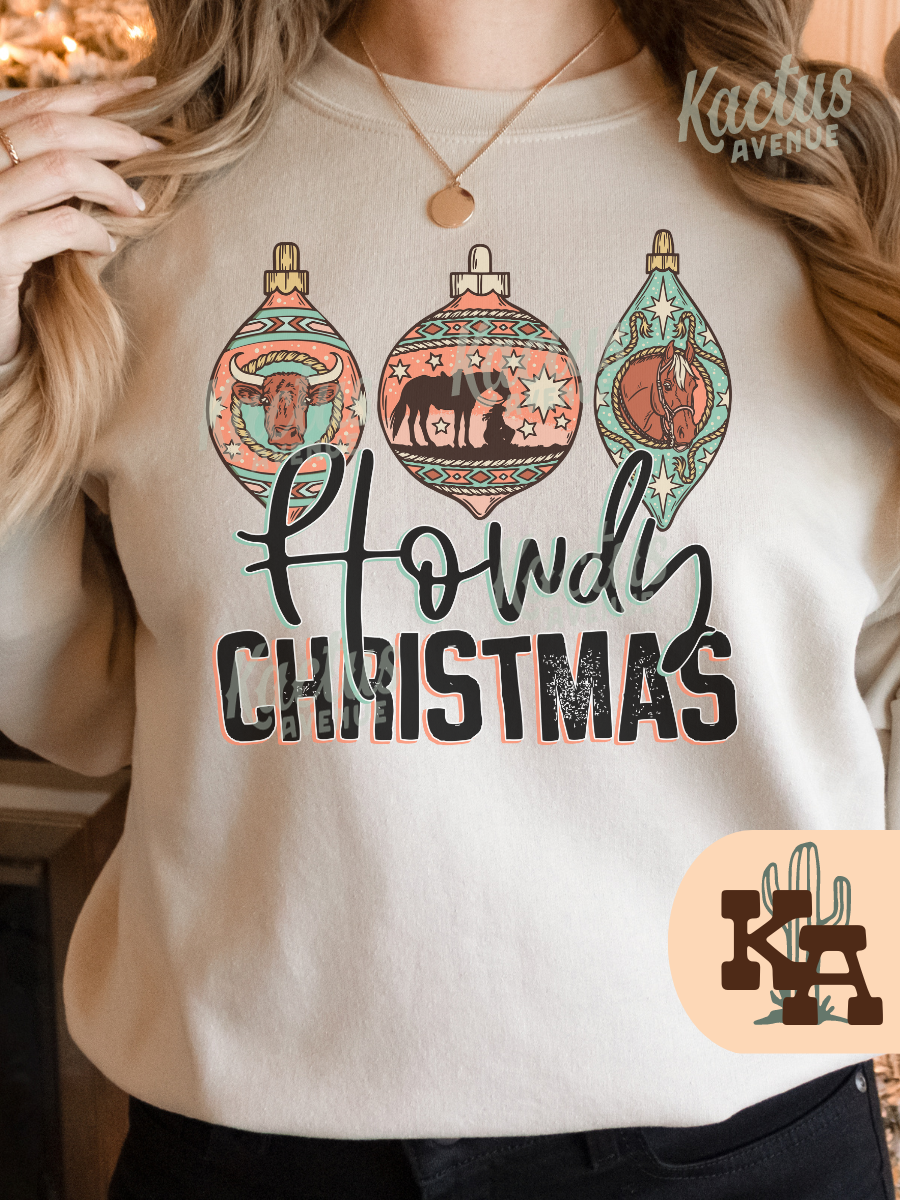 Howdy Christmas Sweatshirt