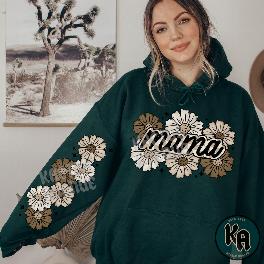 Mama Boho Sleeve Hoodie