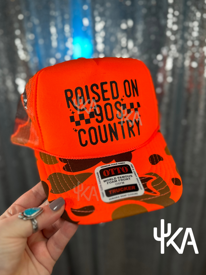 Raised on 90's Country Foam Trucker Hat