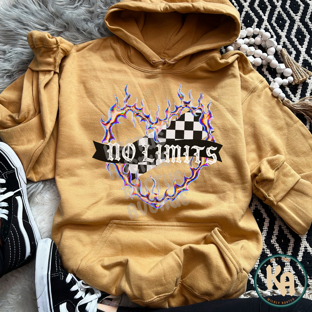 No Limits Yallternative Heart Hoodie