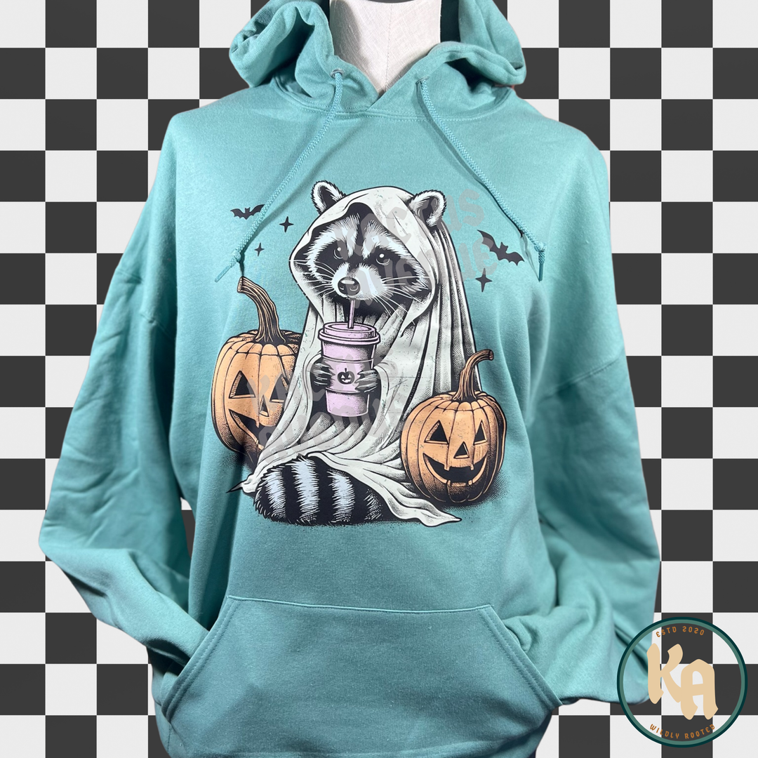 Cozy Fall Raccoon Hoodie