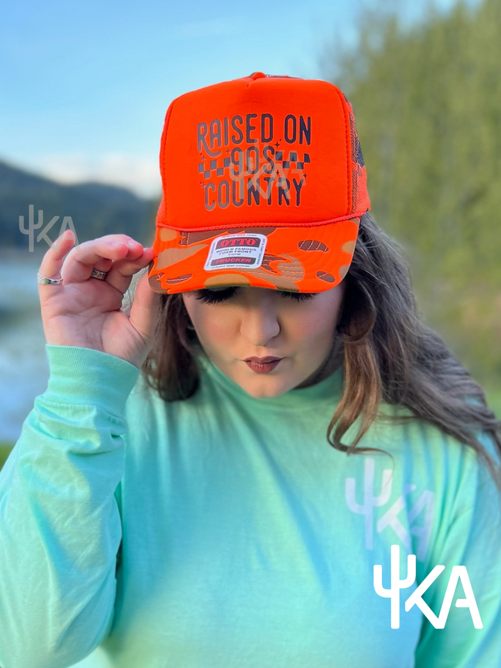 Raised on 90's Country Foam Trucker Hat