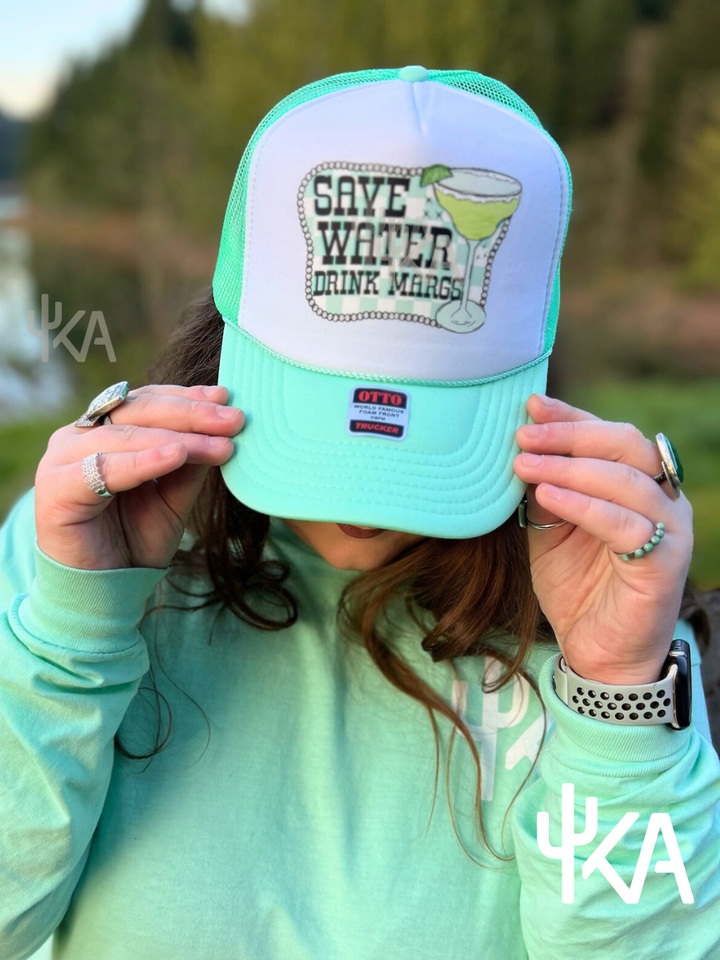 Save Water Drink Margs Foam Trucker Hat