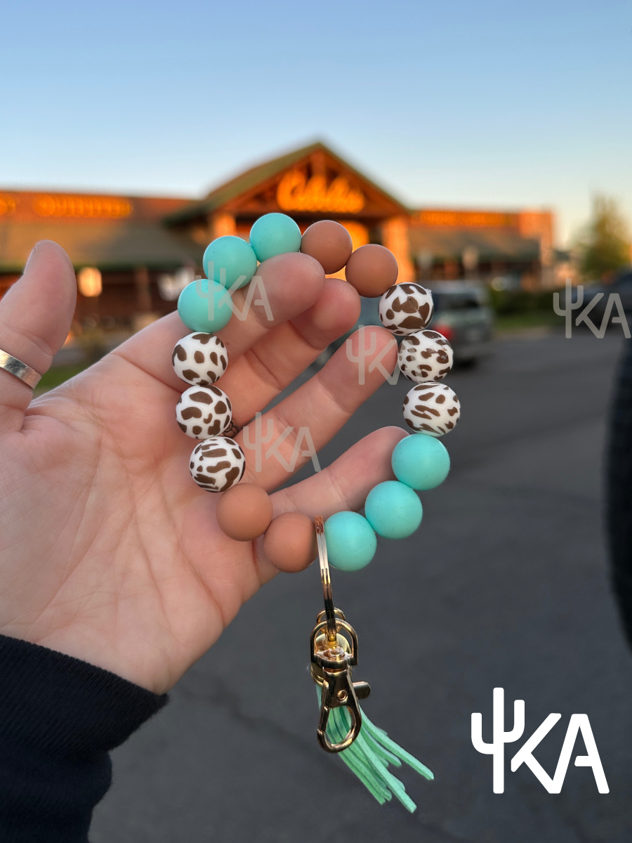 Teal Trailblazer Silicone Wristlet