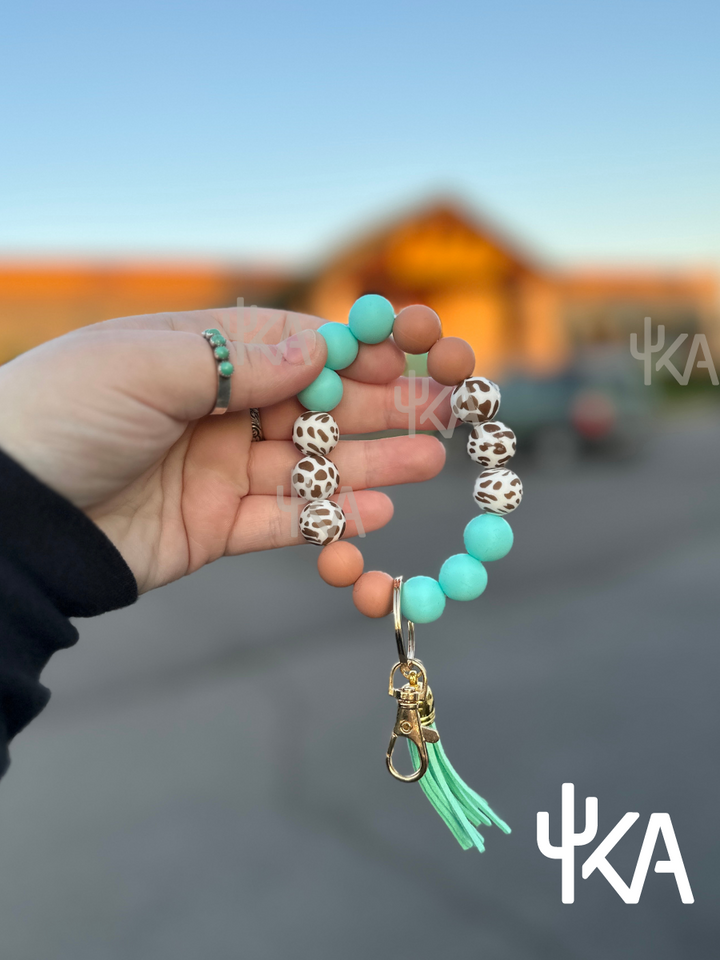 Teal Trailblazer Silicone Wristlet