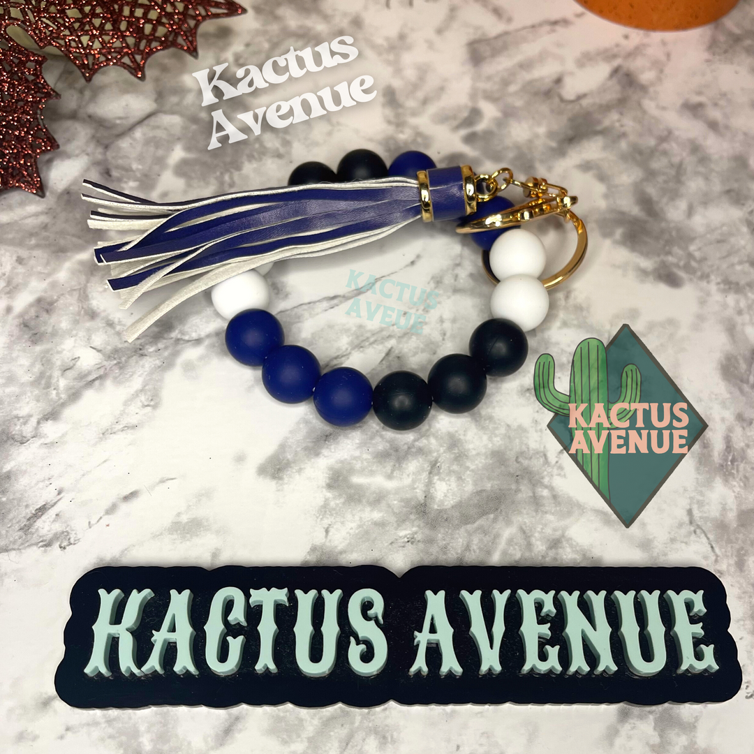 Back the Blue Silicone Wristlet