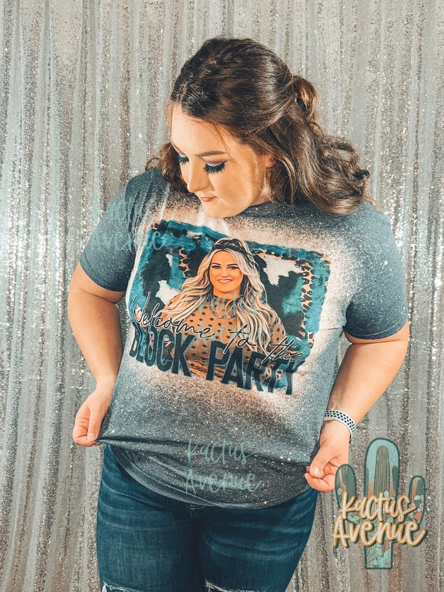 Block Party Bleached T-Shirt