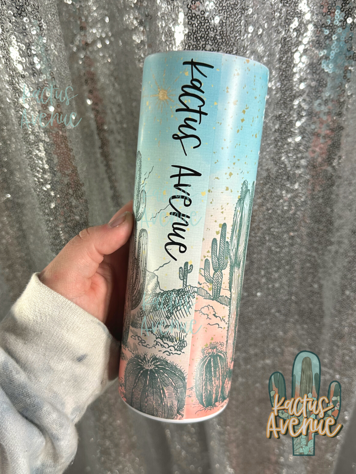 Desert Scene Kactus Avenue Tumbler
