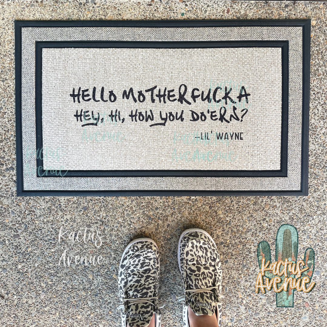 Hello, Hey, Hi Doormat