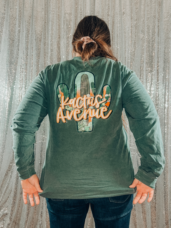Avenue Logo Front + Back Long Sleeve Tee