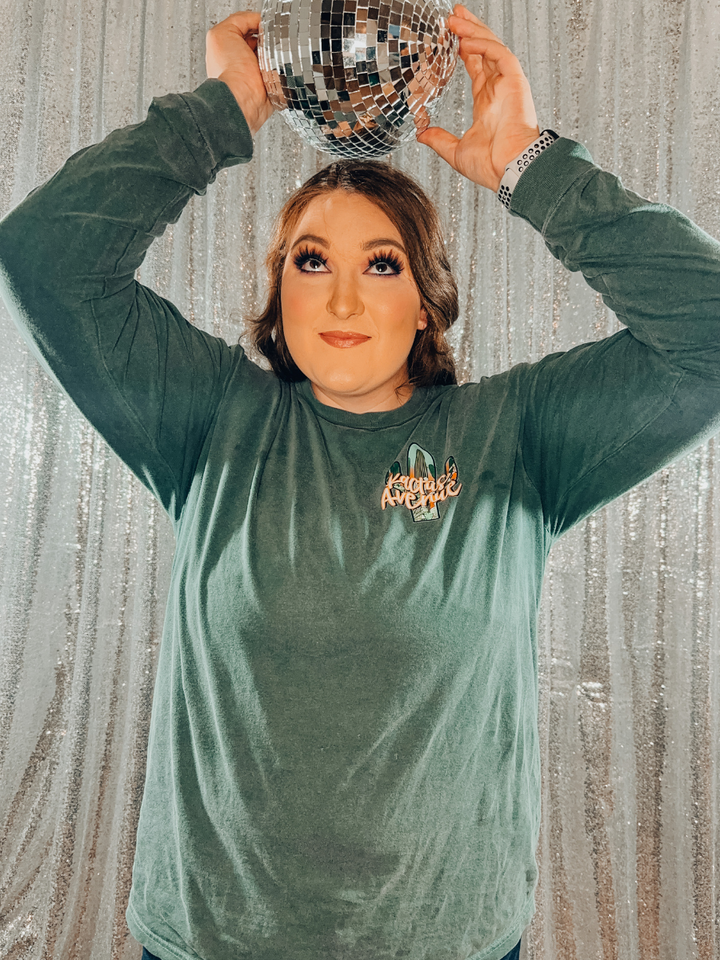 Avenue Logo Front + Back Long Sleeve Tee