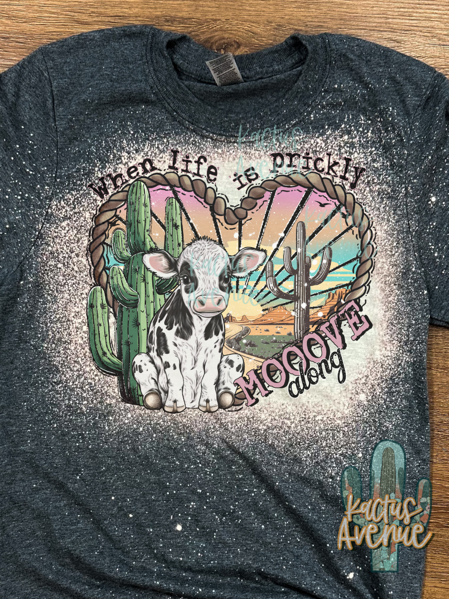 Mooove Along Bleached T-Shirt