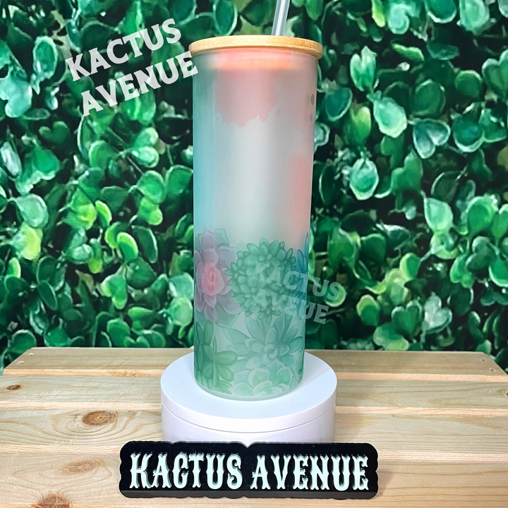 Not Today SUCCA Frosted Glass Tumbler