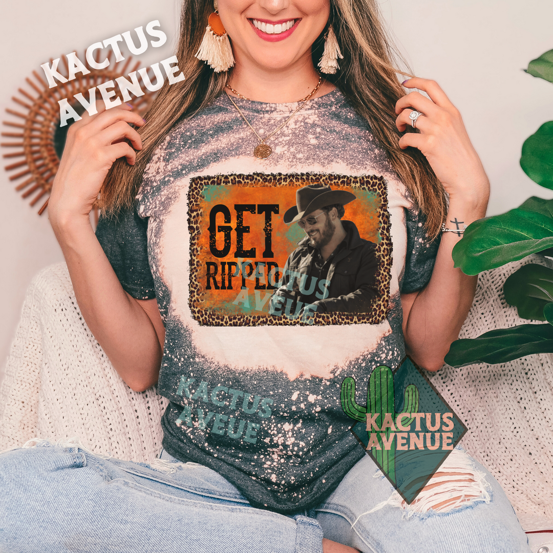Get Ripped Bleached T-Shirt