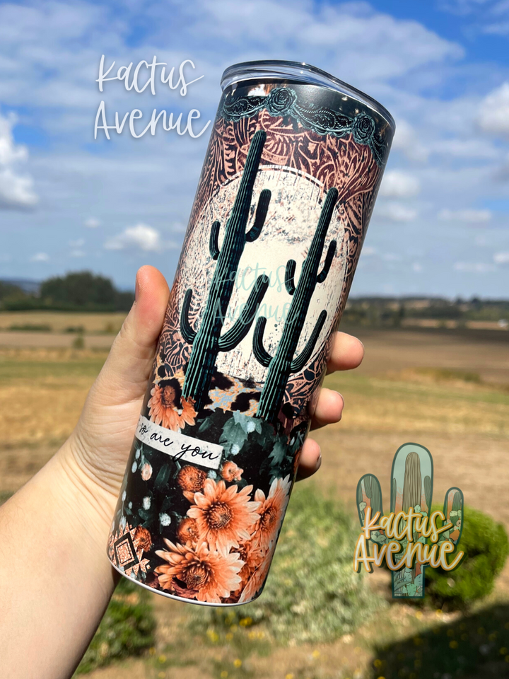Rustic Boho Western Tumbler