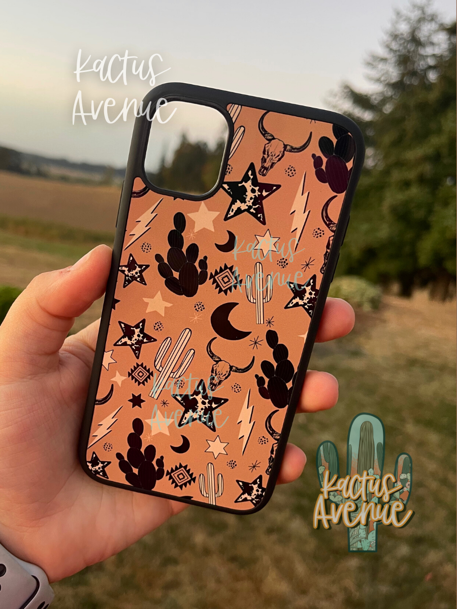 Western Things - Tan Phone Case