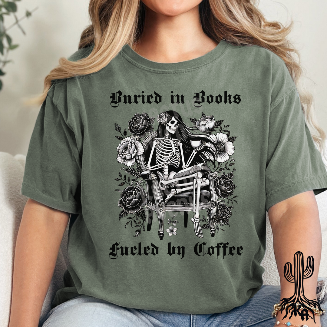 Buried in Books T-Shirt (Comfort Colors)