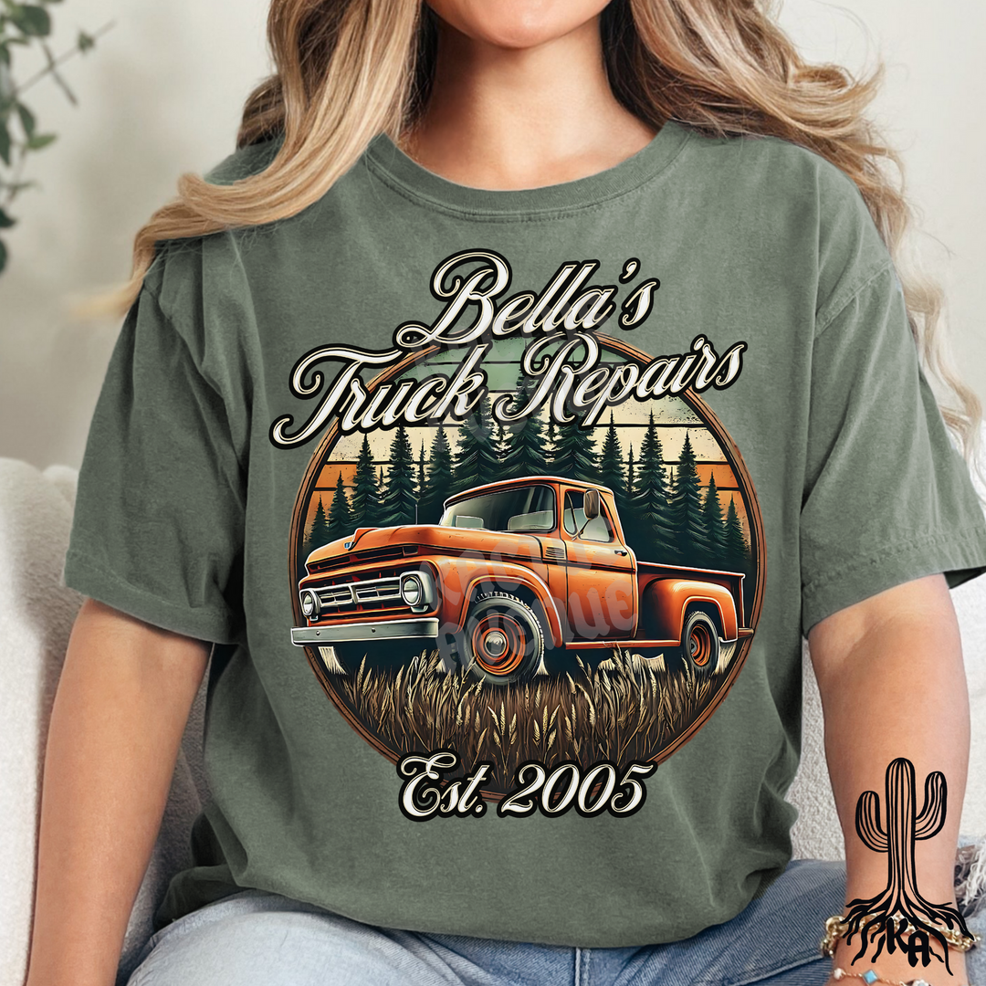 Bella's Truck Repairs T-Shirt (Comfort Colors)