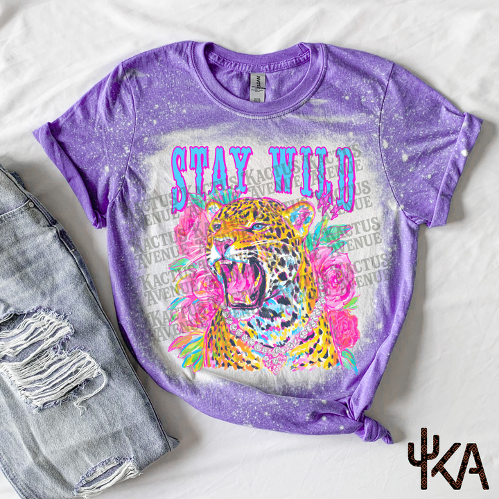Wild Leopard Summer Bleached Shirt