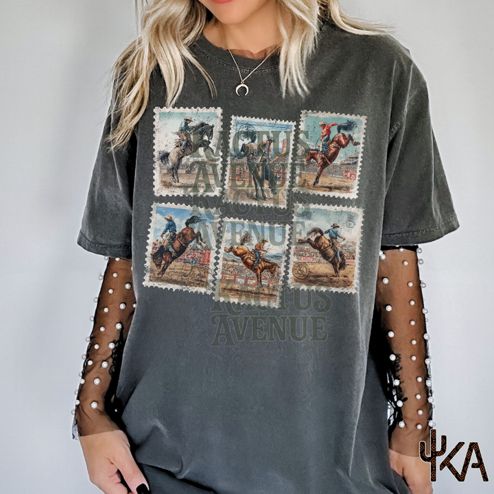 Vintage Western Stamps (Comfort Colors)