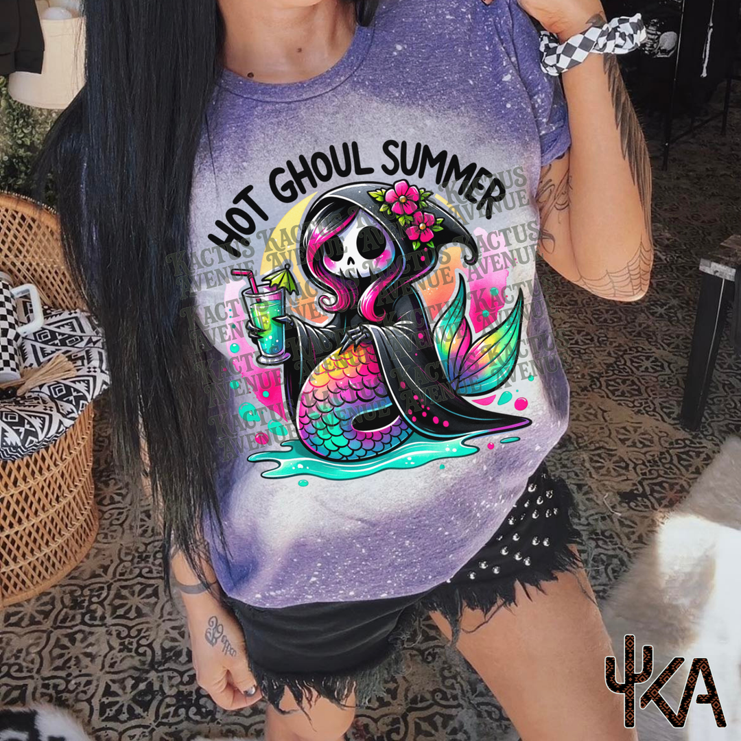 Hot Ghoul Summer Bleached T-Shirt