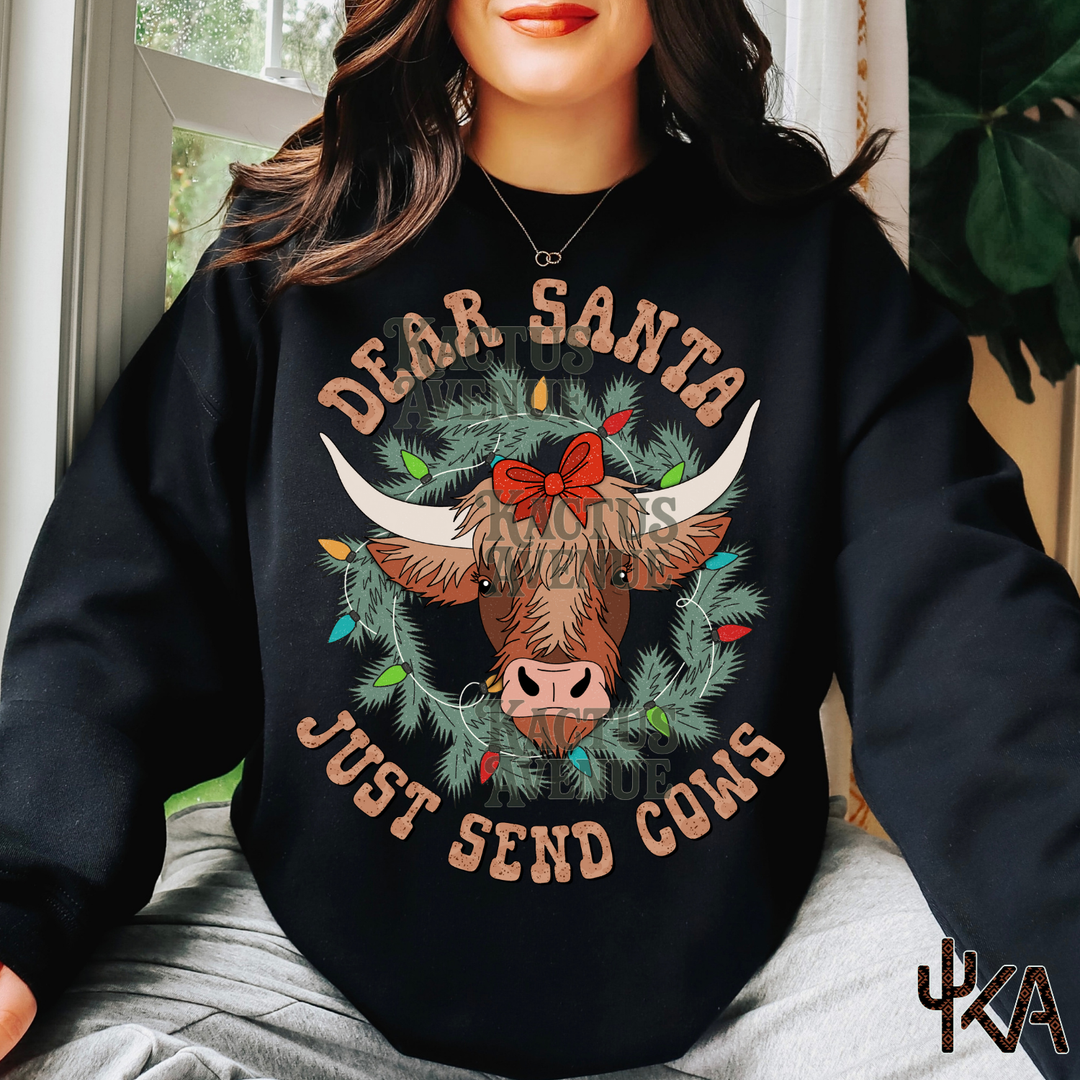 Santa Send Me Cows Sweatshirt