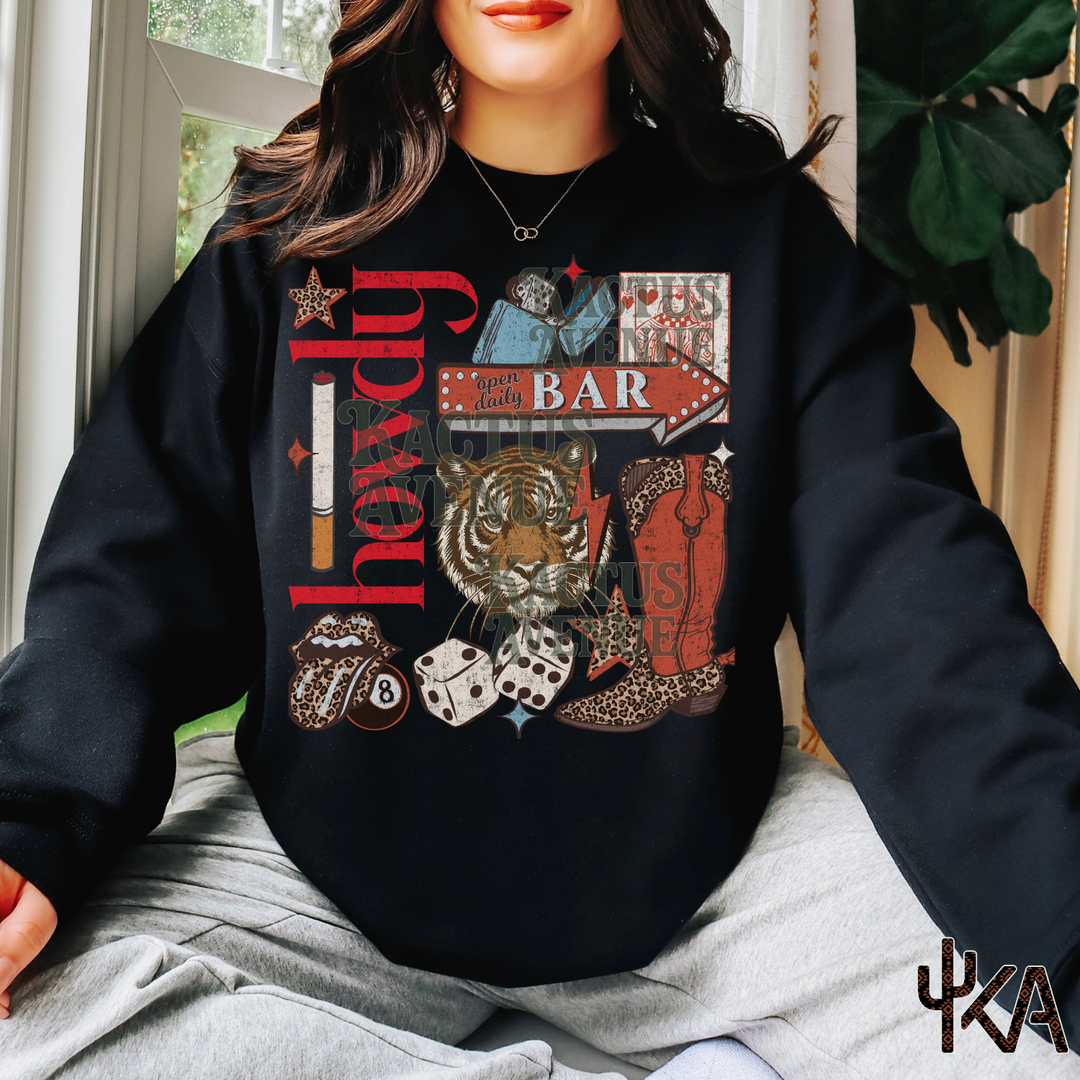 Howdy Collage Sweatshirt
