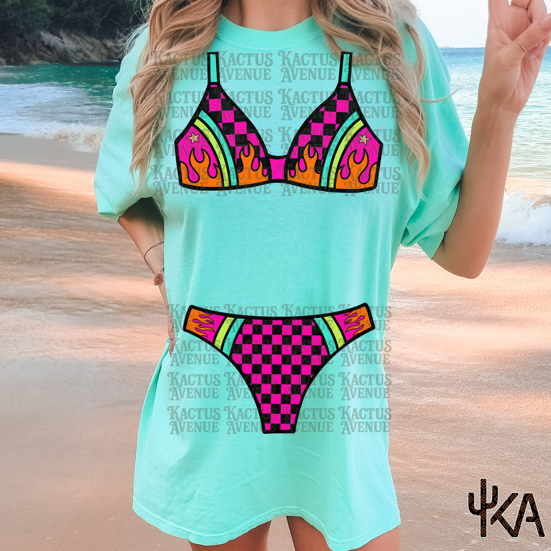 Edgy Flame Shirt (Comfort Colors)