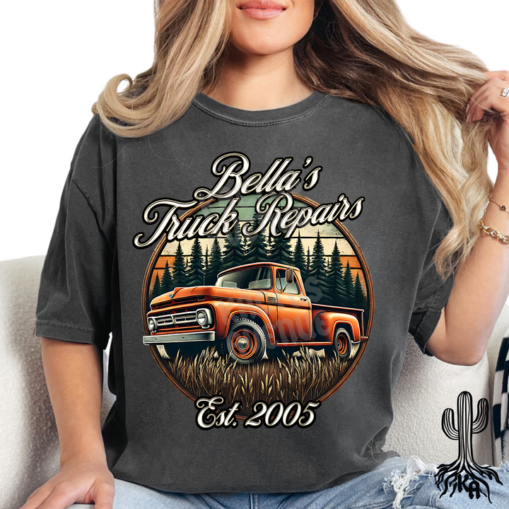 Bella's Truck Repairs T-Shirt (Comfort Colors)