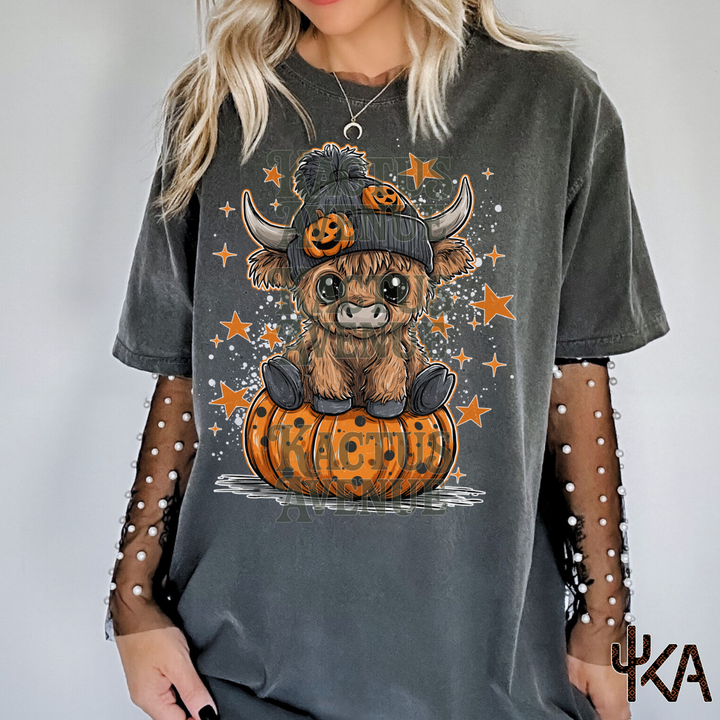 Fall Highland Cow (Comfort Colors)