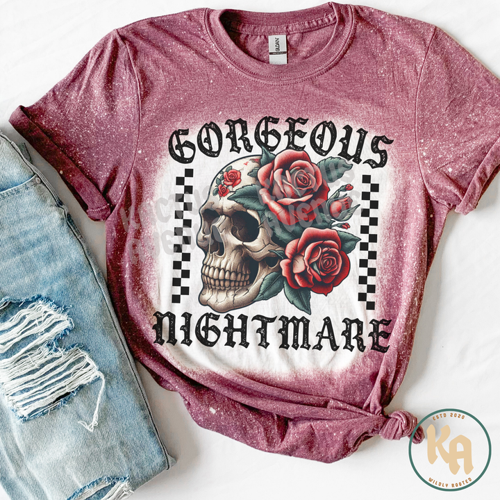 Gorgeous Nightmare Bleached T-Shirt