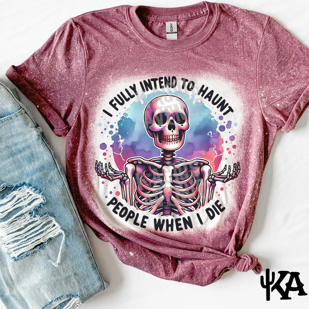 Haunt People Bleached T-Shirt
