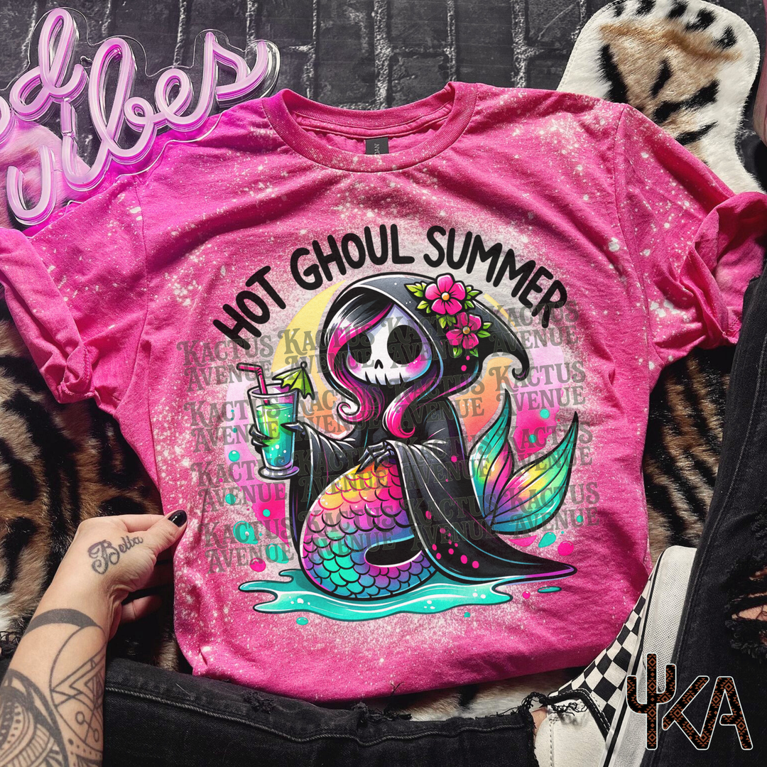 Hot Ghoul Summer Bleached T-Shirt