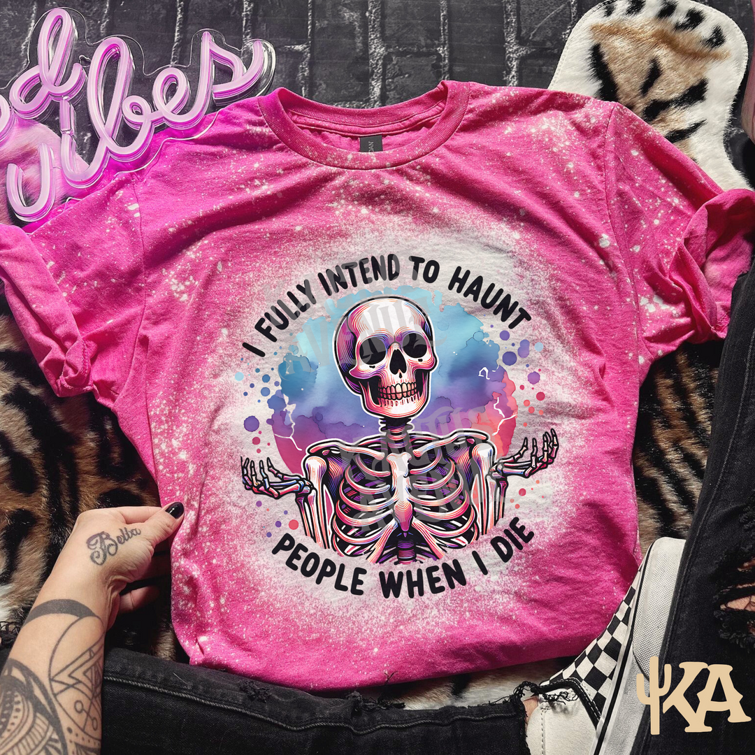 Haunt People Bleached T-Shirt