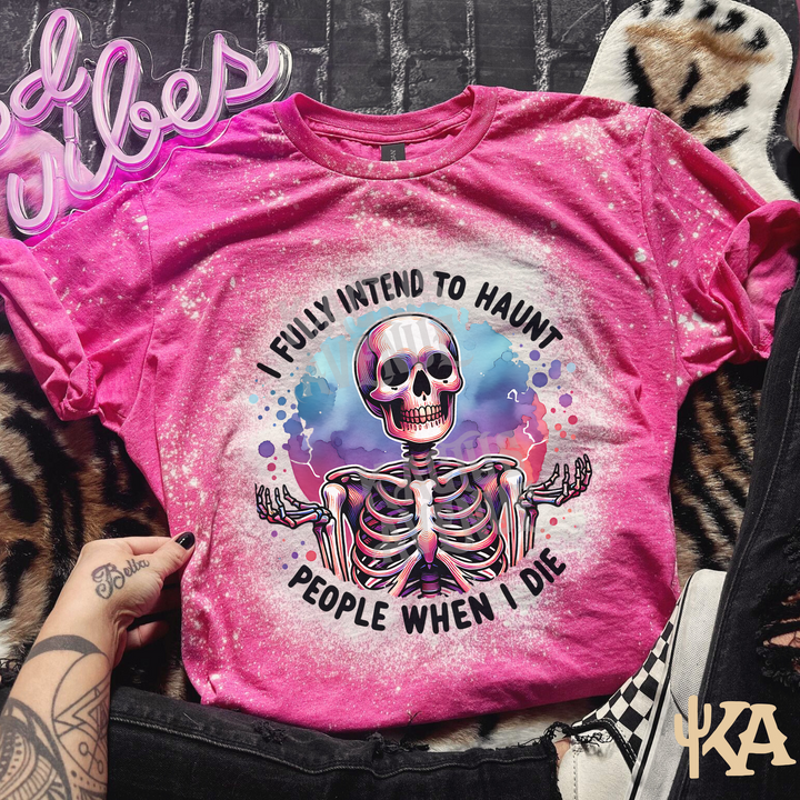 Haunt People Bleached T-Shirt