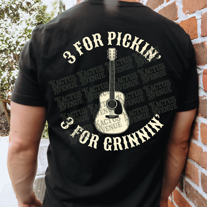 Pickin and Grinnin T-Shirt (Comfort Colors)