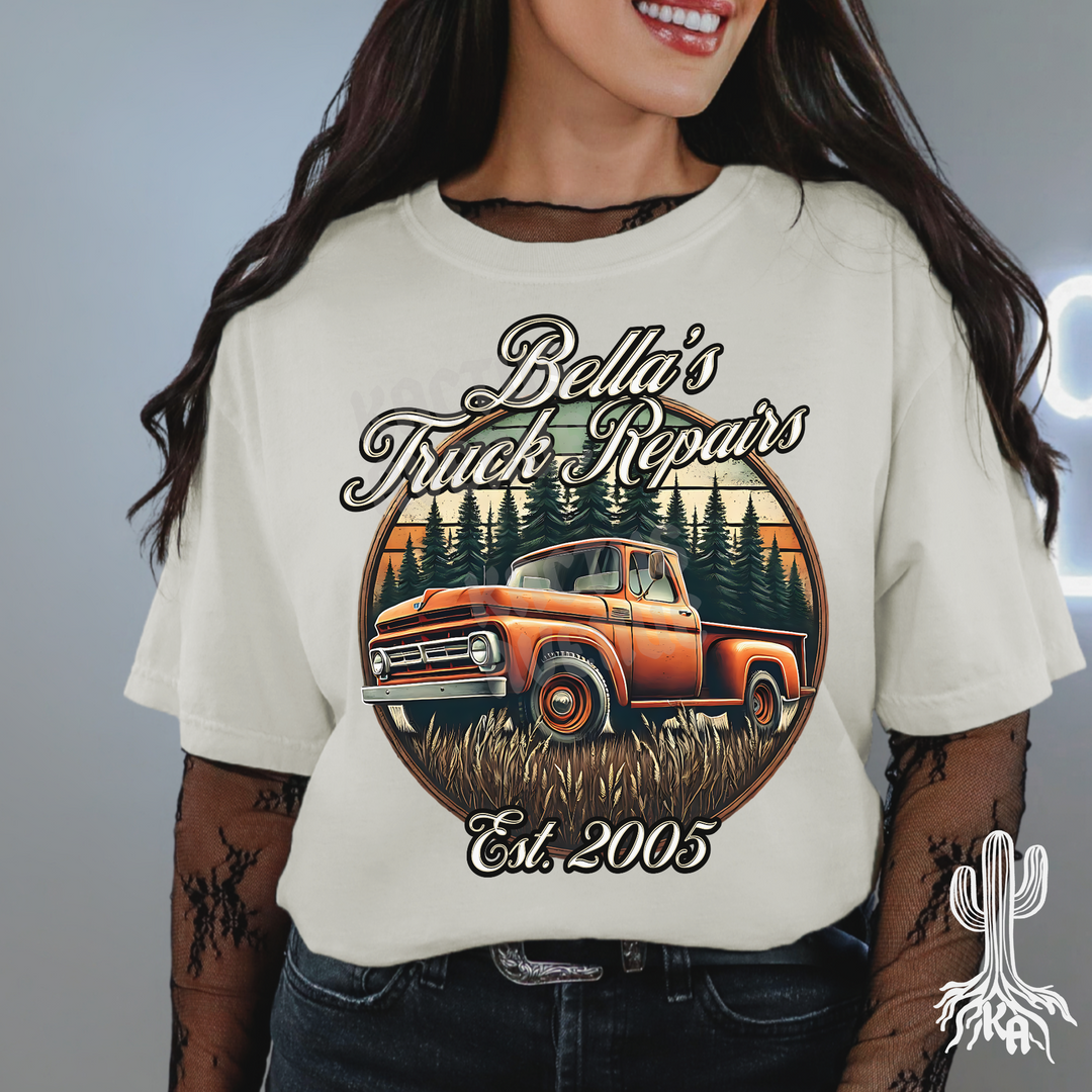 Bella's Truck Repairs T-Shirt (Comfort Colors)