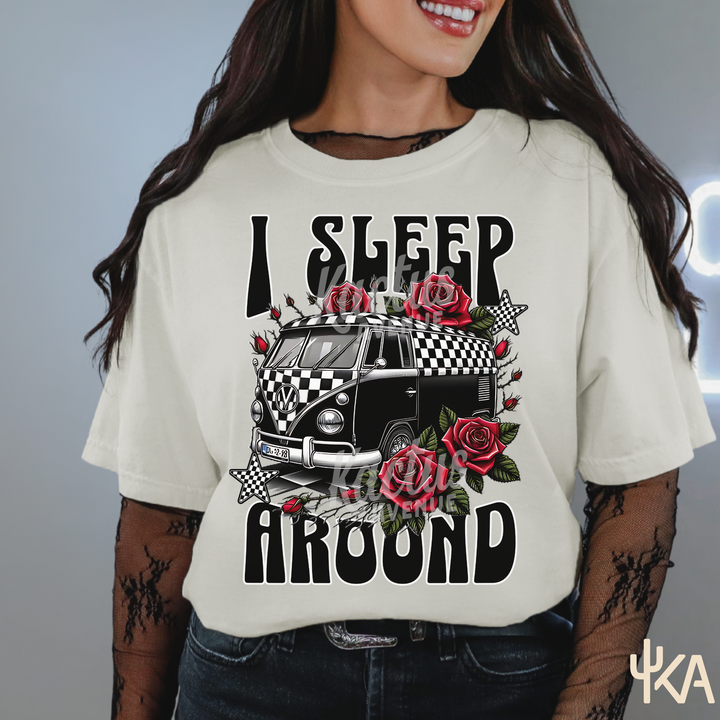 I Sleep Around T-Shirt (Comfort Colors)