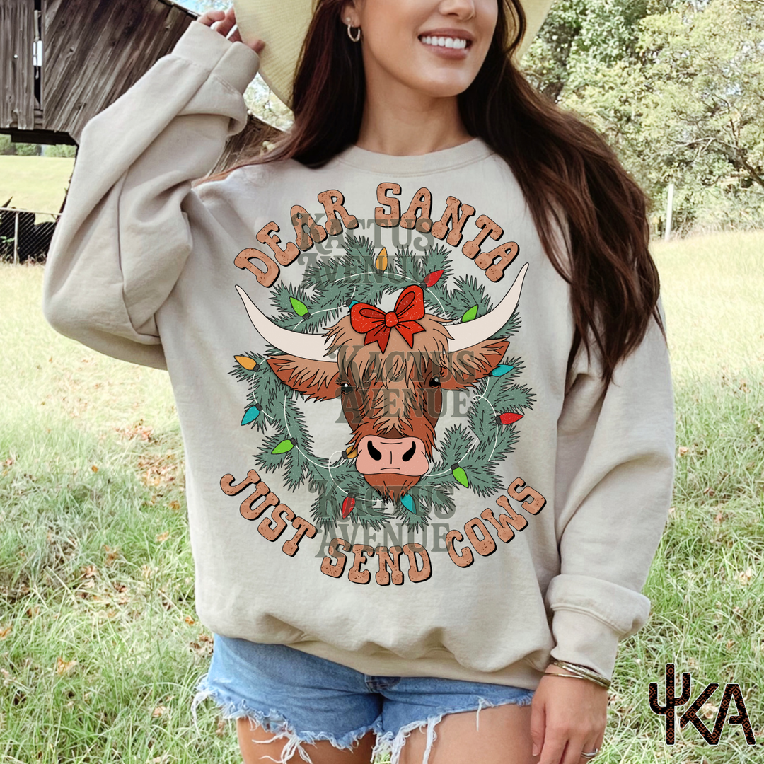 Santa Send Me Cows Sweatshirt