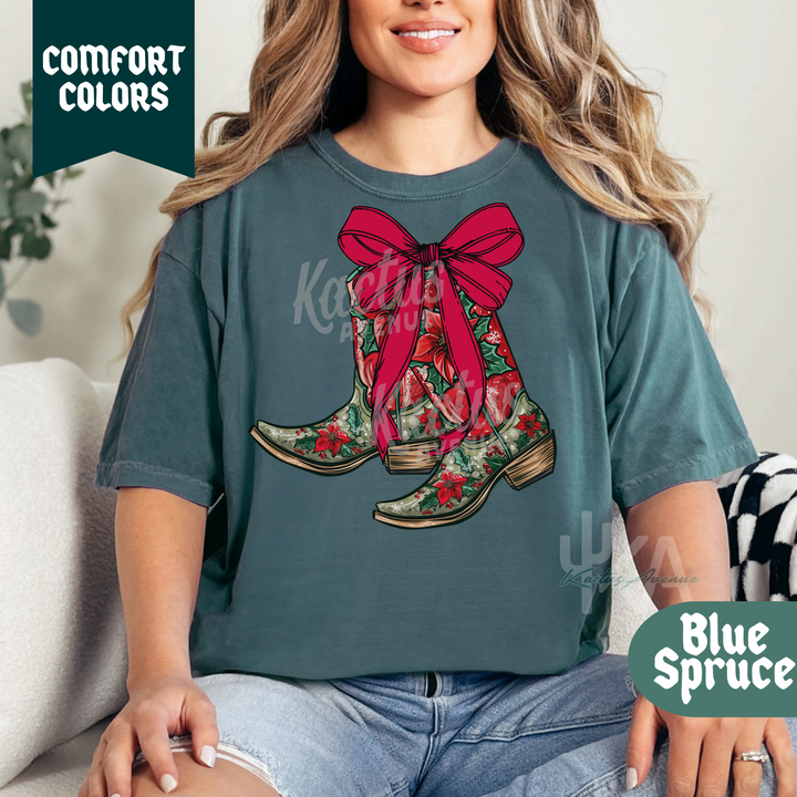 Christmas Boots T-Shirt (Comfort Colors)