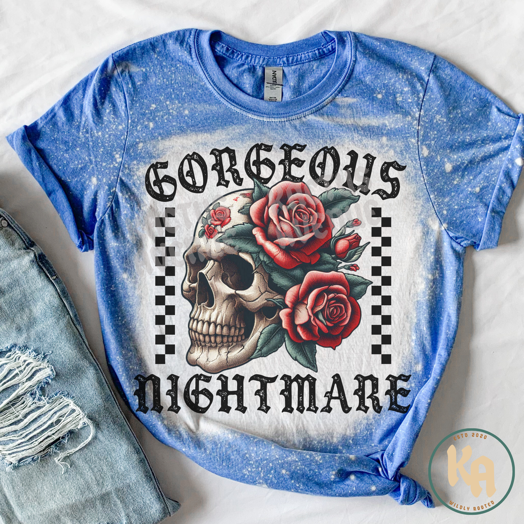 Gorgeous Nightmare Bleached T-Shirt