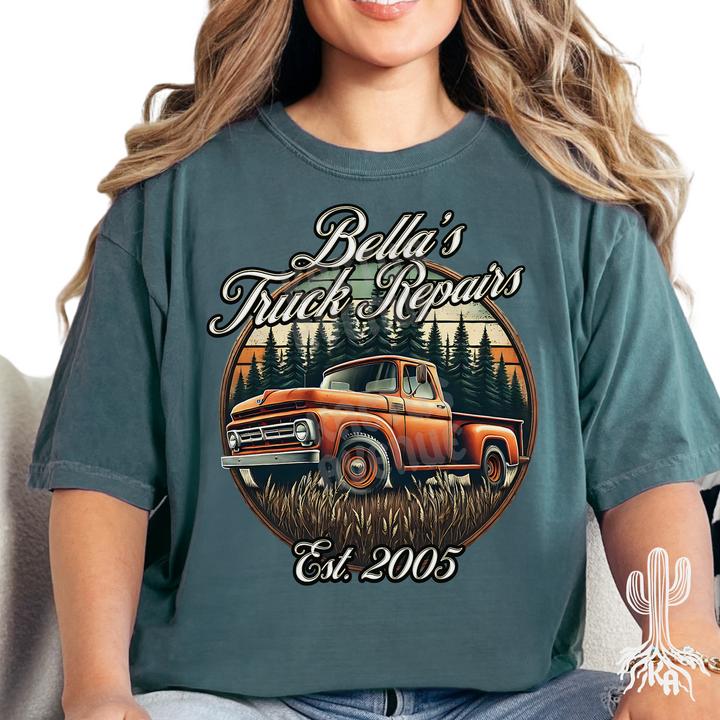 Bella's Truck Repairs T-Shirt (Comfort Colors)