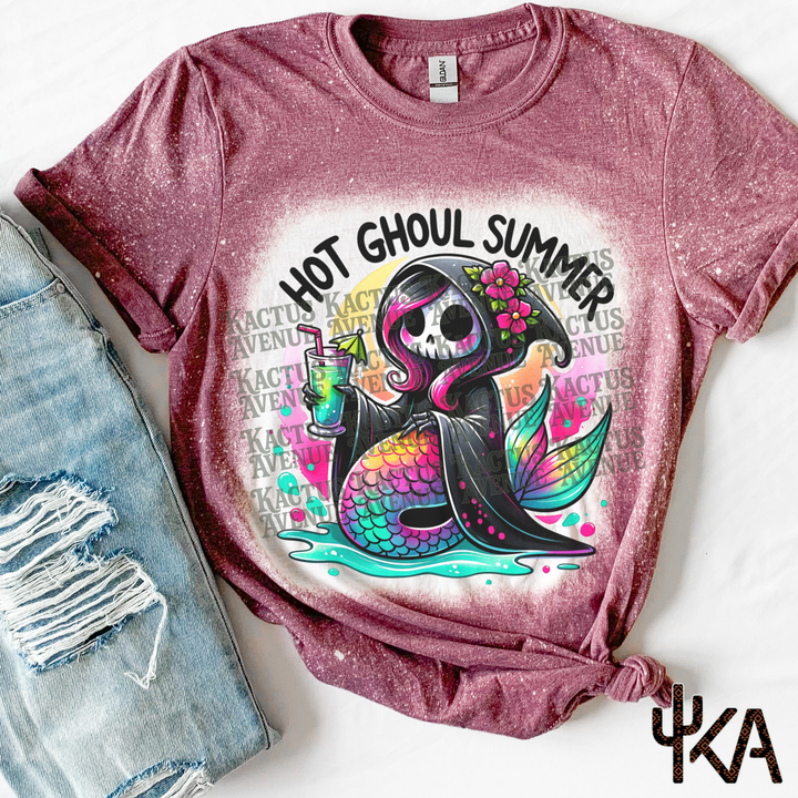 Hot Ghoul Summer Bleached T-Shirt