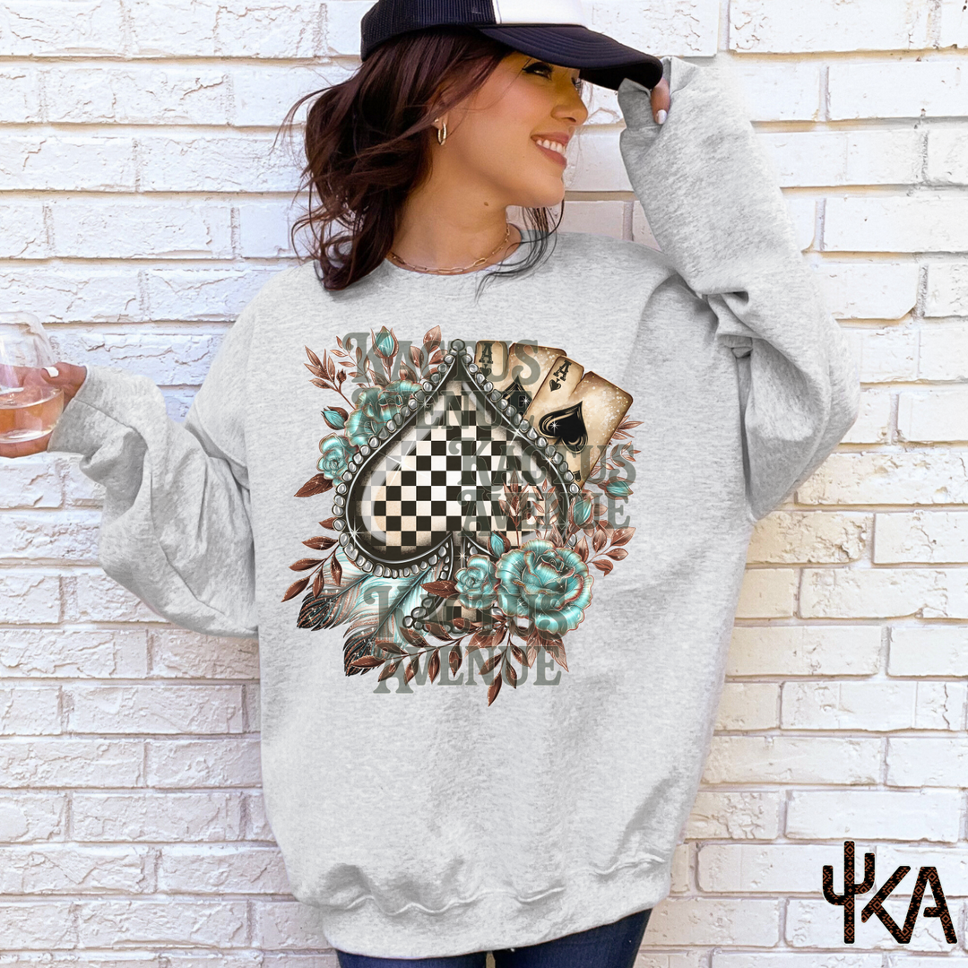 Checkered Spade Sweatshirt
