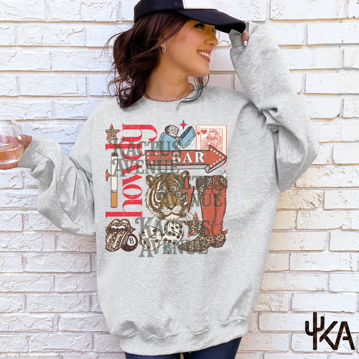 Howdy Collage Sweatshirt