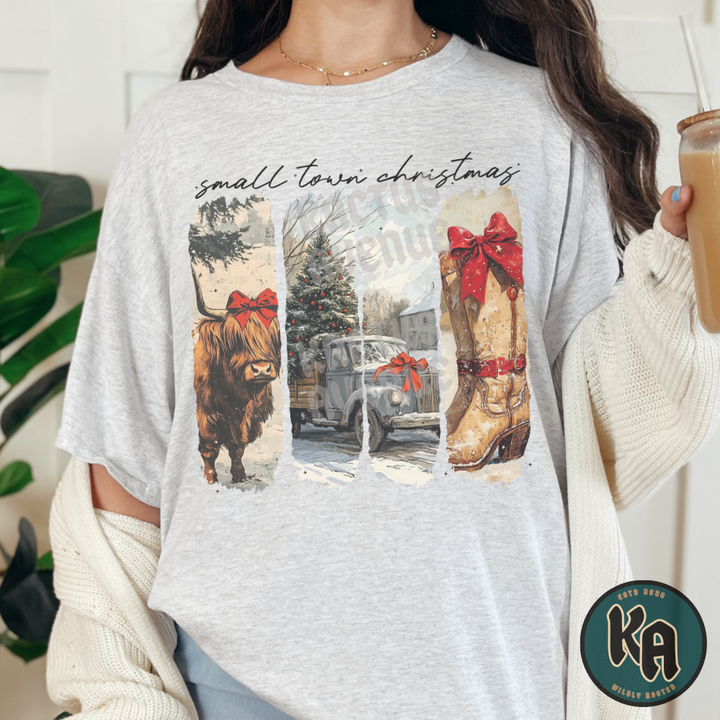 Small Town Christmas Vintage T-Shirt